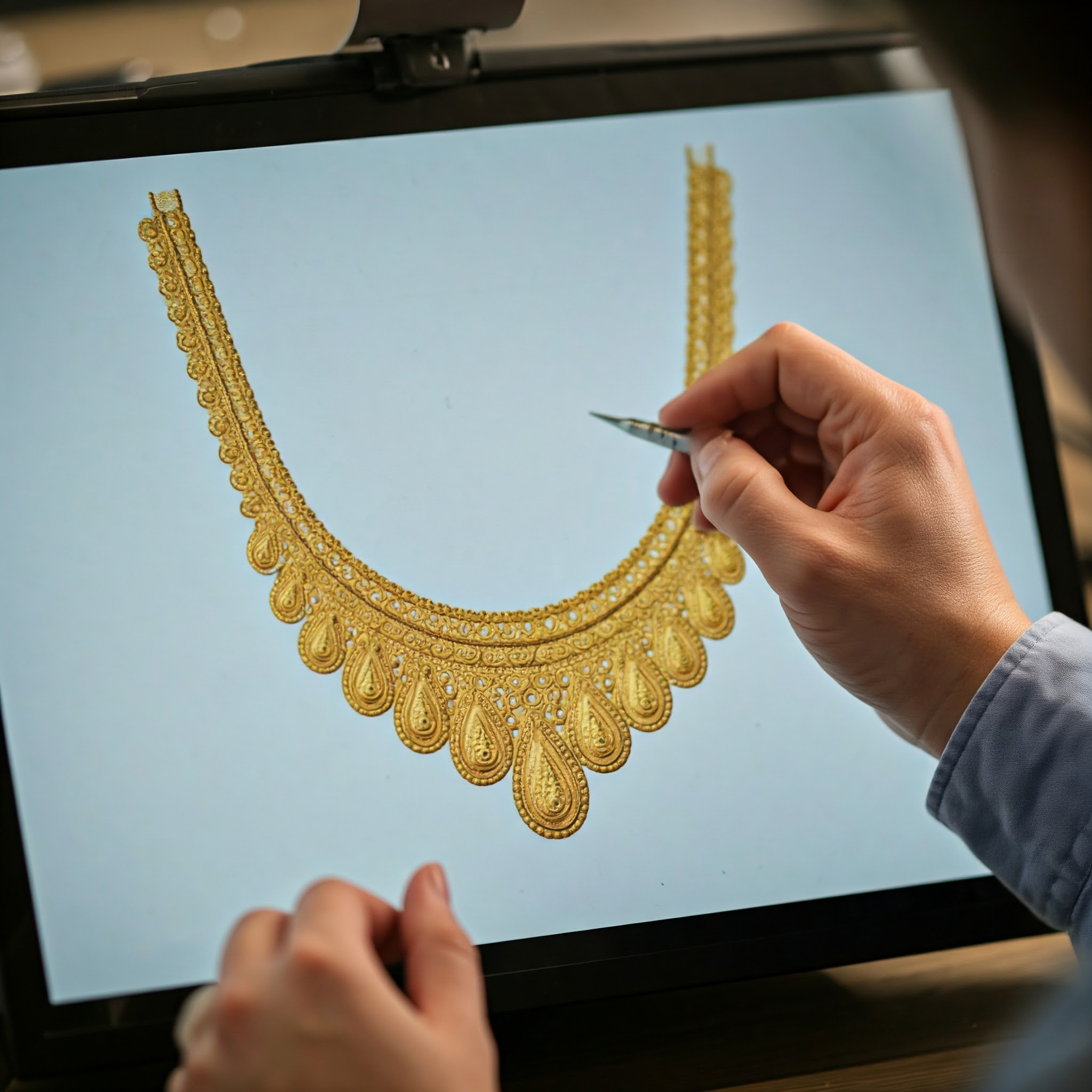 طراحی جواهرات طلا